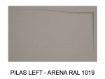 Bac douche italienne design, avec évacuation d'eau en angle, Largeur 110 à 200 x l. 70 à 90 cm, anti glissant, fabrication sur mesure, LIVRAISON OFFERT